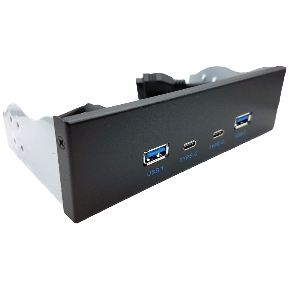 Внутренний картридер 5.25-дюймовый USB 3.2 & Type-C. ПК чёрный #1