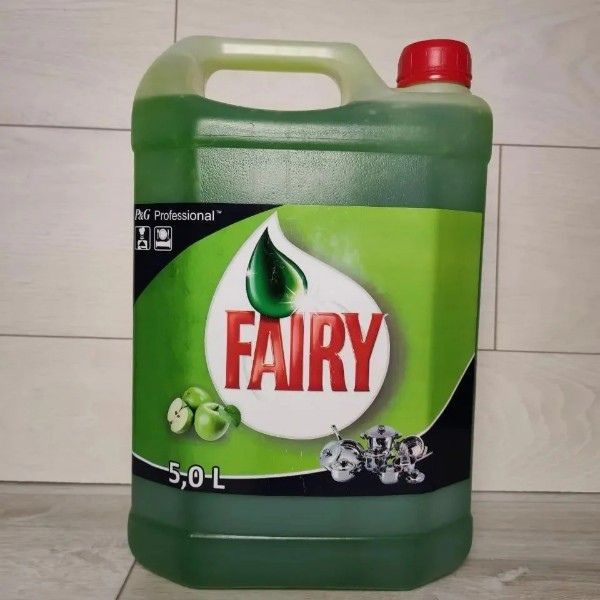 Средство для мытья посуды Fairy Зеленое Яблоко 5 л - купить с доставкой ...