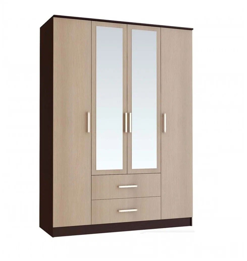 Шкаф распашной BTS четырехстворчатый ФИЕСТА, 160x61x222 см - купить по ...