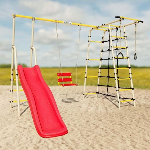 Детский спортивный комплекс для дачи ROMANA Богатырь (Горка 1.8 м ...