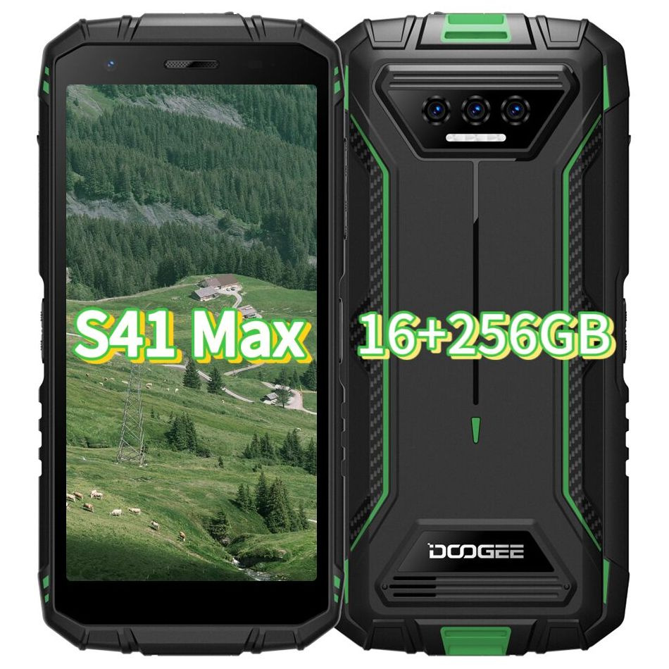 Смартфон Doogee S41 Max 16 ГБ ОЗУ (6 ГБ + до 10 ГБ расширенной ОЗУ) + 256 ГБ  ПЗУ - купить по выгодной цене в интернет-магазине OZON (1539838593)