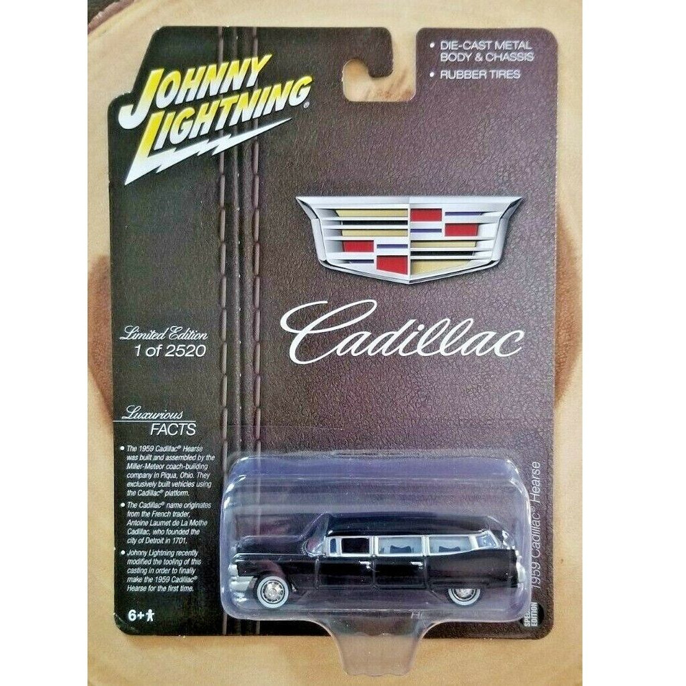 Lot Johnny Lightning 1/64 - Mercury Woody Wagon 1950 + Cadillac Ambulance 1959