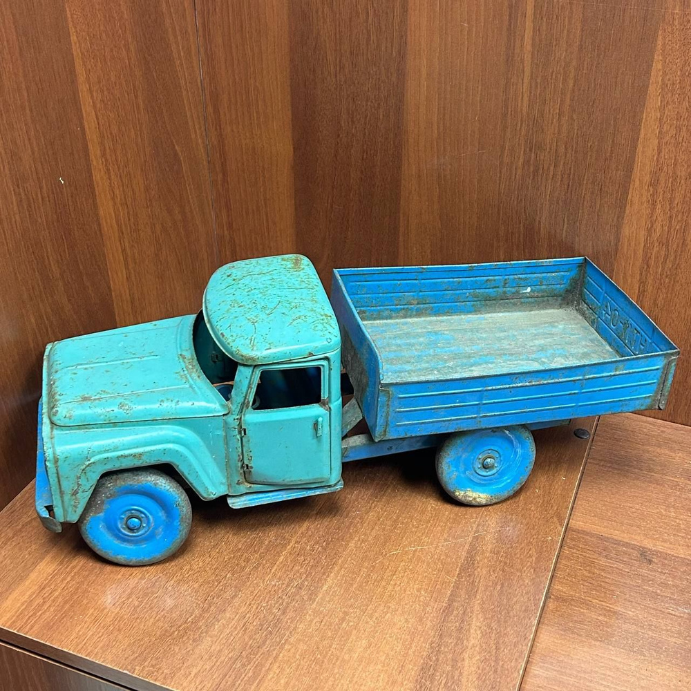 Игрушка винтажная "Грузовик Уралец" жестяной, СССР! Редкость! купить на ...