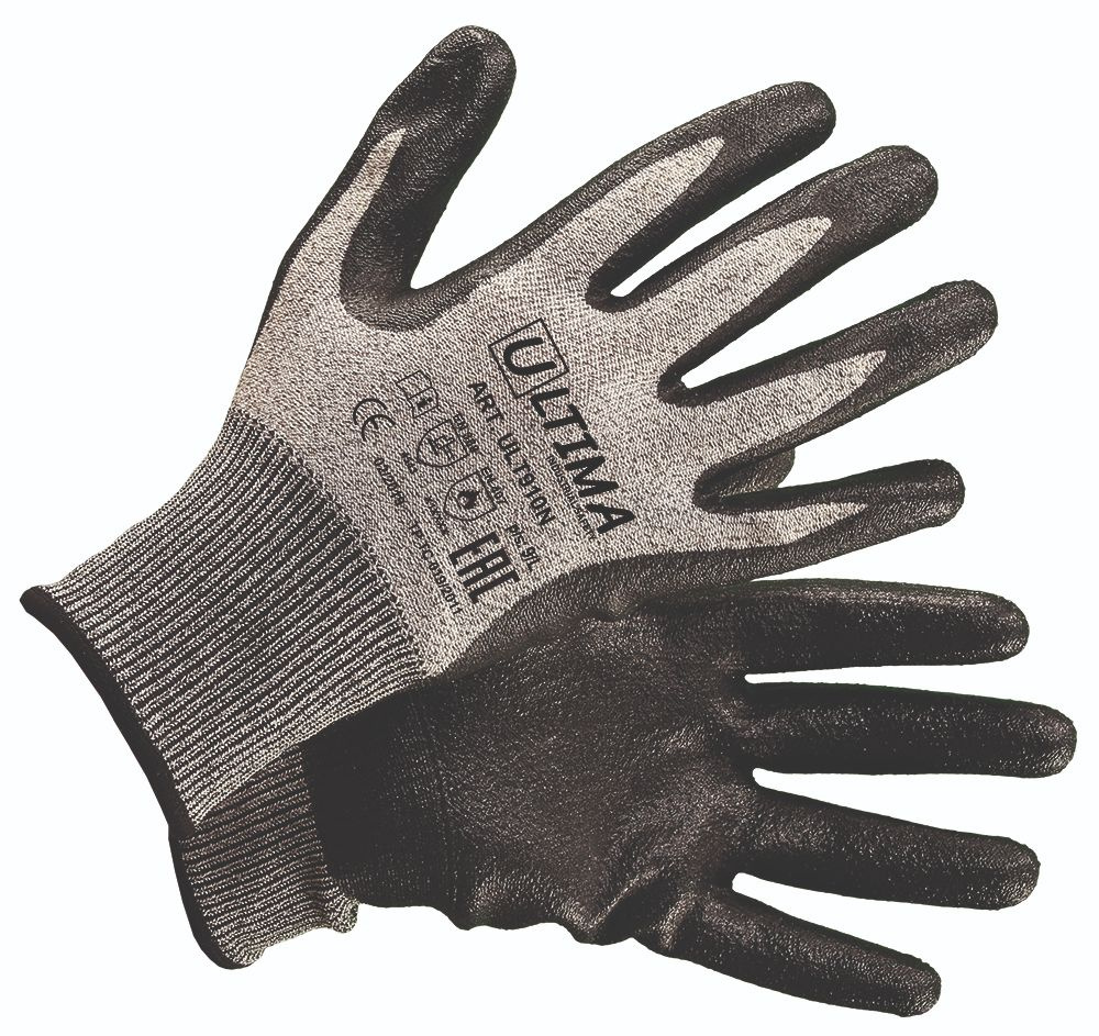 Перчатки ULT910N из высокополимеризированного волокна c нитриловым покрытием ULTIMA, Размер 10 XL, 1 #1