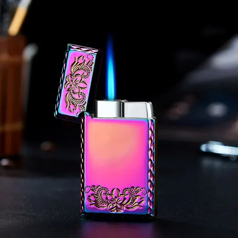 Мощная ветрозащитная газовая зажигалка из металла - купить с доставкой ...