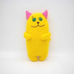 Мягкая игрушка "Кот", БЛАГОЕ ДЕЛО, флис, 20 см.