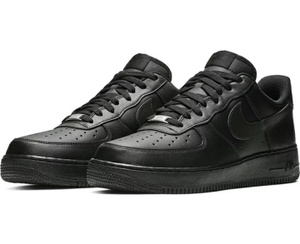 the black air force ones