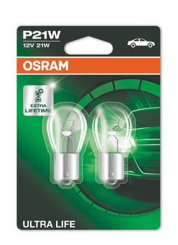 Ampoule Tuning P21W 12V 21W ULT BA15s Ultra Life pour voiture 7506, Osram