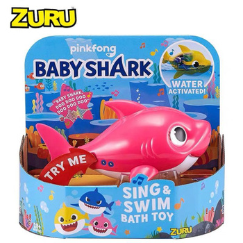 Giochi Baby Shark Yüzen ve Sesli Figür Banyo Oyuncağı Sarı (GKO: 7201) I