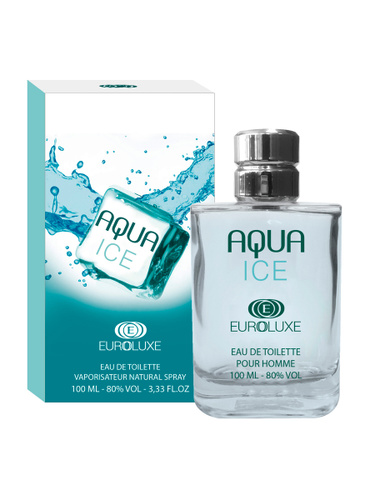 Euroluxe/Туалетная вода мужская Aqua Ice, 100мл/Парфюм мужской, парфюм, мужской, духи, одеколон, туалетная #1