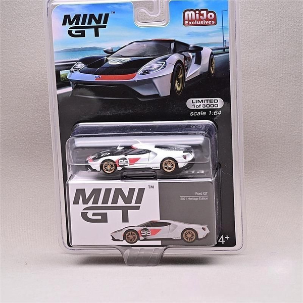 Miniature Ford GT 1/64 Mini GT Heritage Edition Rouge/doré - Voiture
