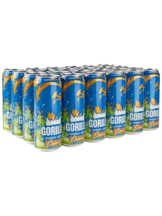 Энергетический напиток Gorilla со вкусом манго / Горилла манго, 24 шт ...