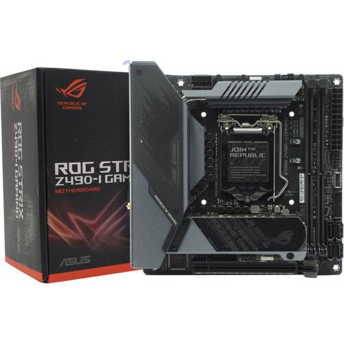 Материнская плата ASUS ROG STRIX Z490-I GAMING купить по низкой цене с ...