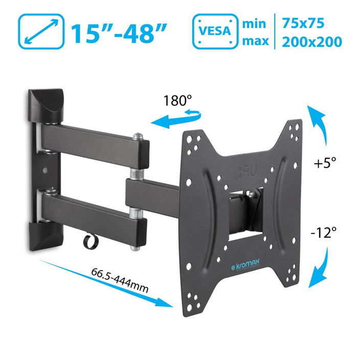 Vesa 200 x 200 мм кронштейн для крепления телевизора на стену