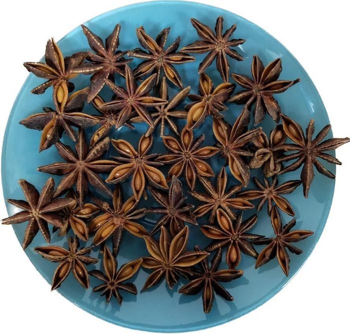 Бадьян анис звездчатый цельные семена, пряность и специя 70 гр ...