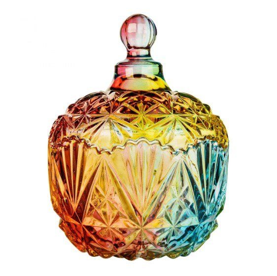 Сахарница из цветного стекла 1000 мл "Восток" - купить с доставкой по ...