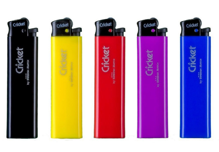 Зажигалка газовая кремниевая Cricket (Крикет) ED1 New Standart 5 шт ...