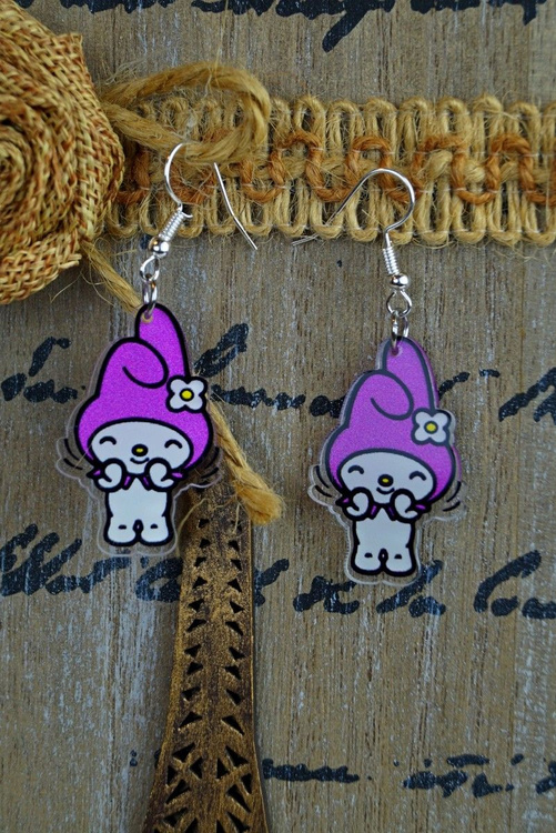 Серьги Hello Kitty аниме - купить с доставкой по выгодным ценам в ...