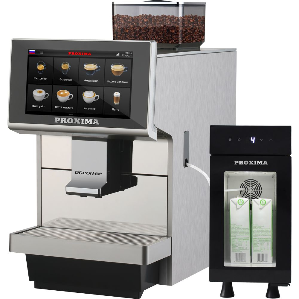 Профессиональная кофемашина Dr.coffee PROXIMA M12 Plus (с подключением ...