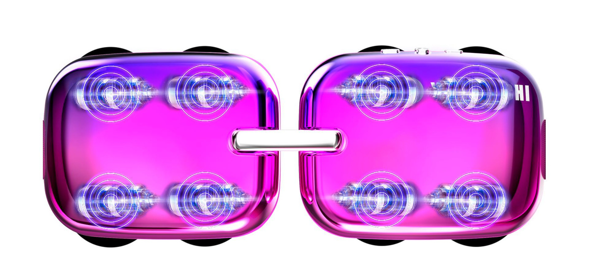 Массажер для глаз/ Массажные очки для комплексного ухода за кожей ...