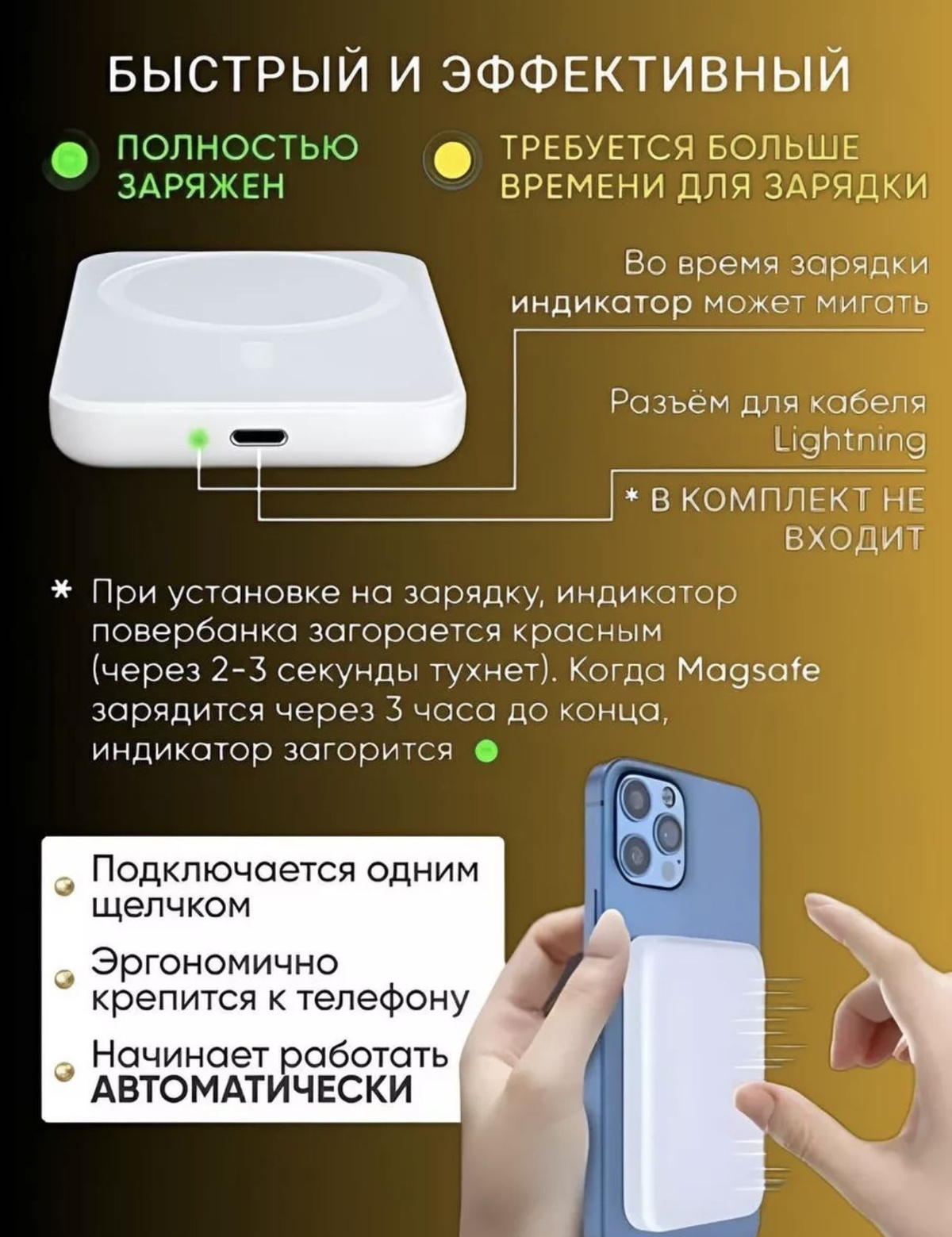 Беспроводное зарядное устройство Zaryadka, 15 Вт - купить по выгодной ...