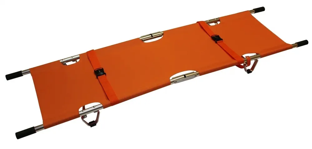 Носилки медицинские мягкие каркасные, поперечно и продольно складные (Оранжевые). #2