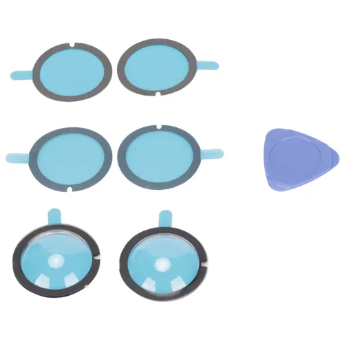 Защитные линзы, двойные, против царапин, высокая прозрачность, HD, защитные крышки из PC для камеры