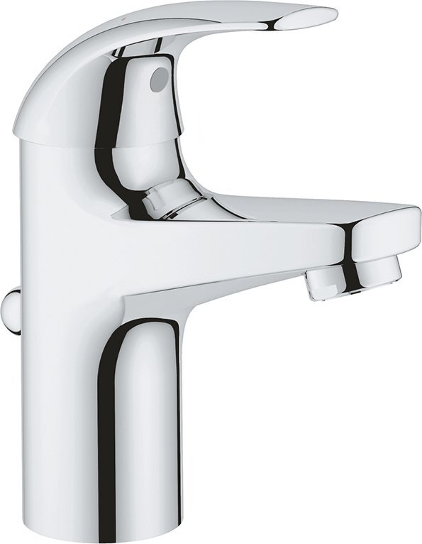 Смеситель для раковины в ванную хром латунь однорычажный Grohe BauCurve ...