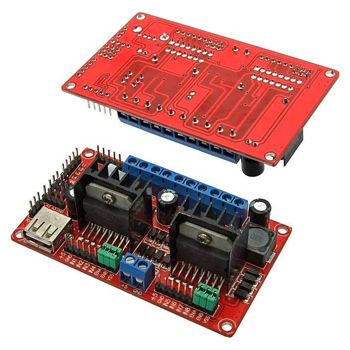 L298N V3 / 4-DC motor driver Модуль драйвера двигателя DC 4-х канальный ...