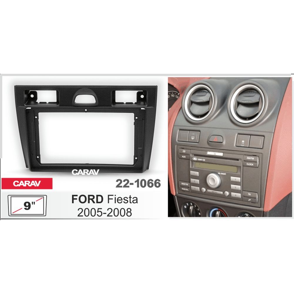 Переходнаярамка9"AndroidдляFORDFiesta2005-2008CARAV22-1066