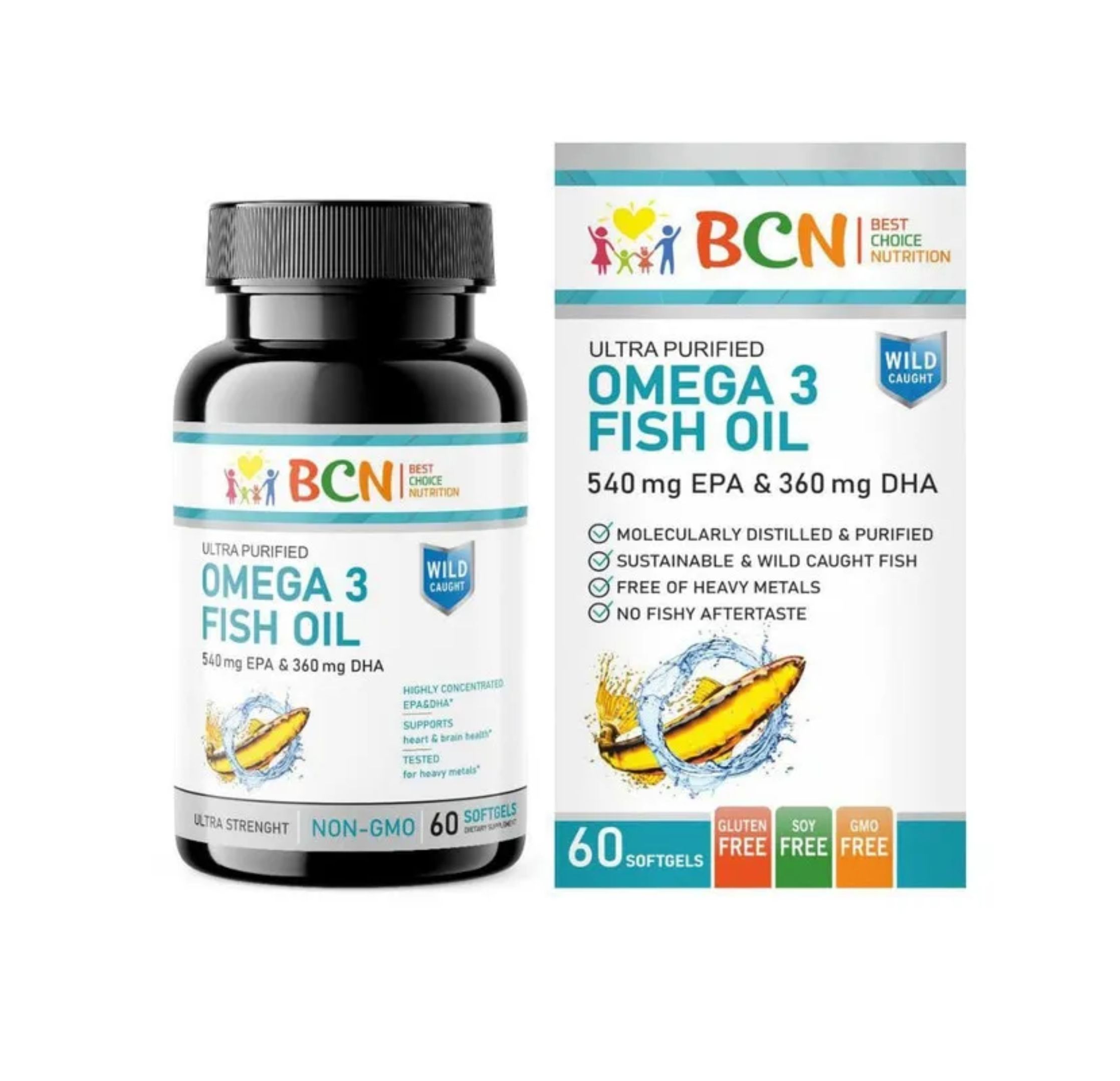 Best Choice Nutrition BCN Omega 3 Fish Oil EPA