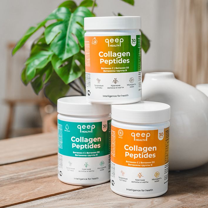 Говяжий коллаген пептидный collagen peptides порошок, 180 г - купить с ...