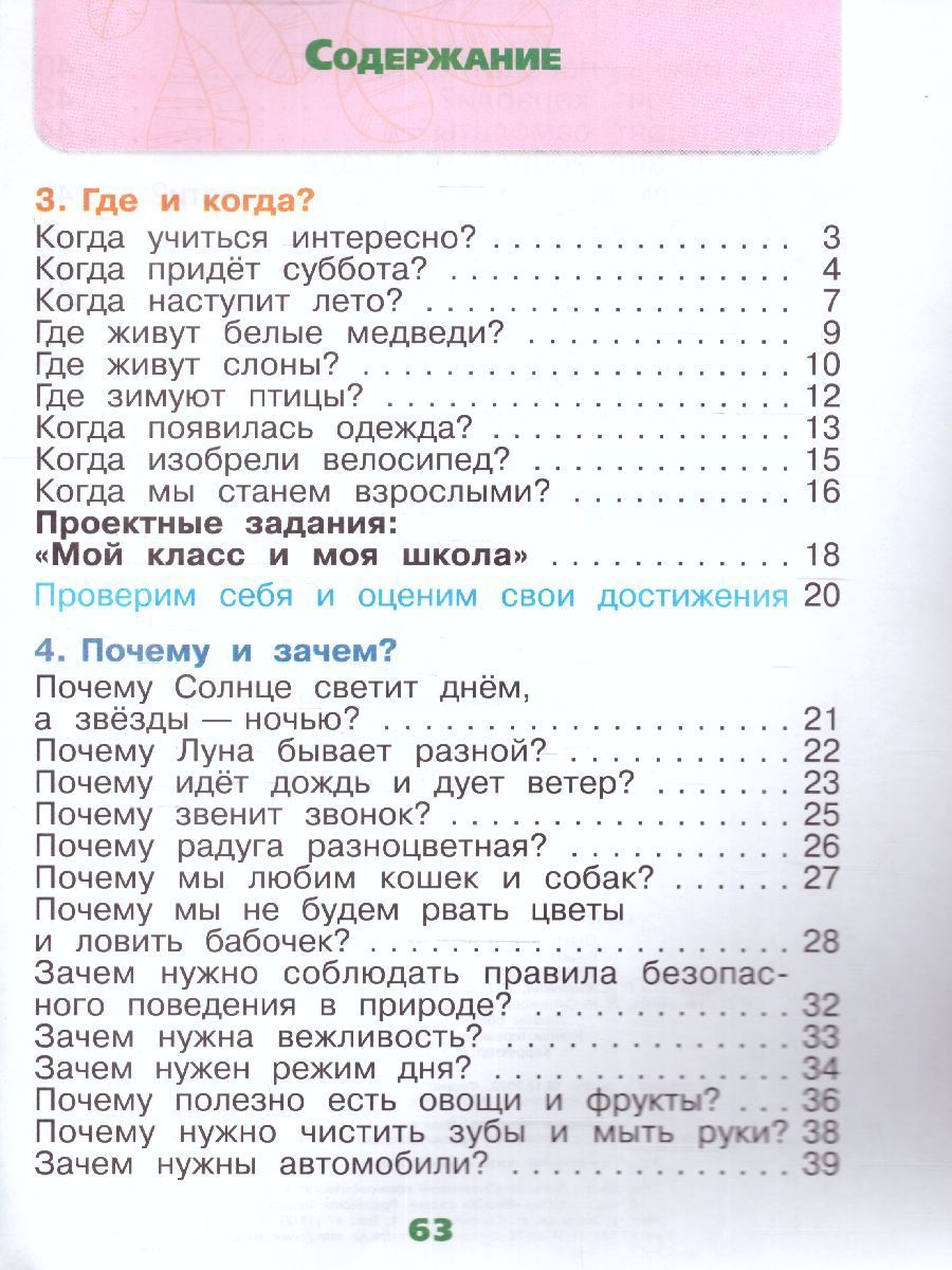Окружающий мир 1 класс. Рабочая тетрадь. Комплект из 2-х частей к новому ФП. УМК "Школа России" | World Around Us Grade 1 Workbook Set (2 Parts) – School of Russia Curriculum - Ozon image 7