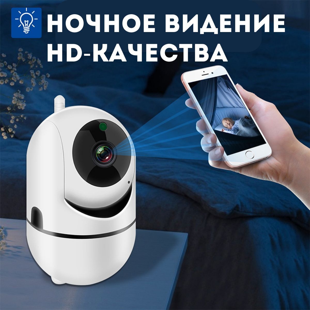 Камера видеонаблюдения Smarter Бесспроводная камера. 1920×1080 Full HD ...