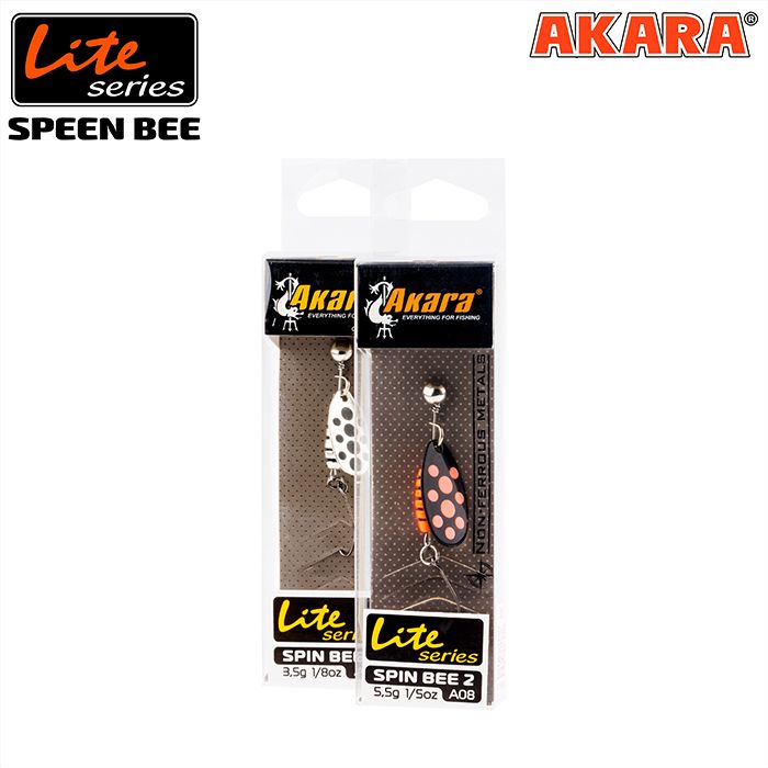 Блесна вращ. Akara Lite Series Spin Bee 2 5,5 гр. 1/5 oz. A08