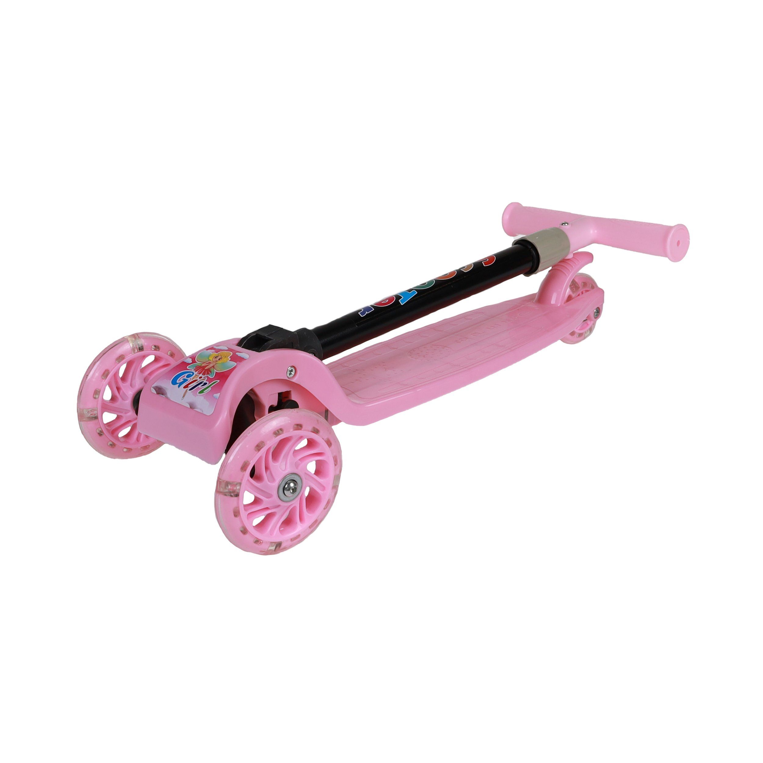 Самокат 3-х колесный детский SCOOTER 603, розовый Самокат 3-х колесный детский SCOOTER 603, розовый