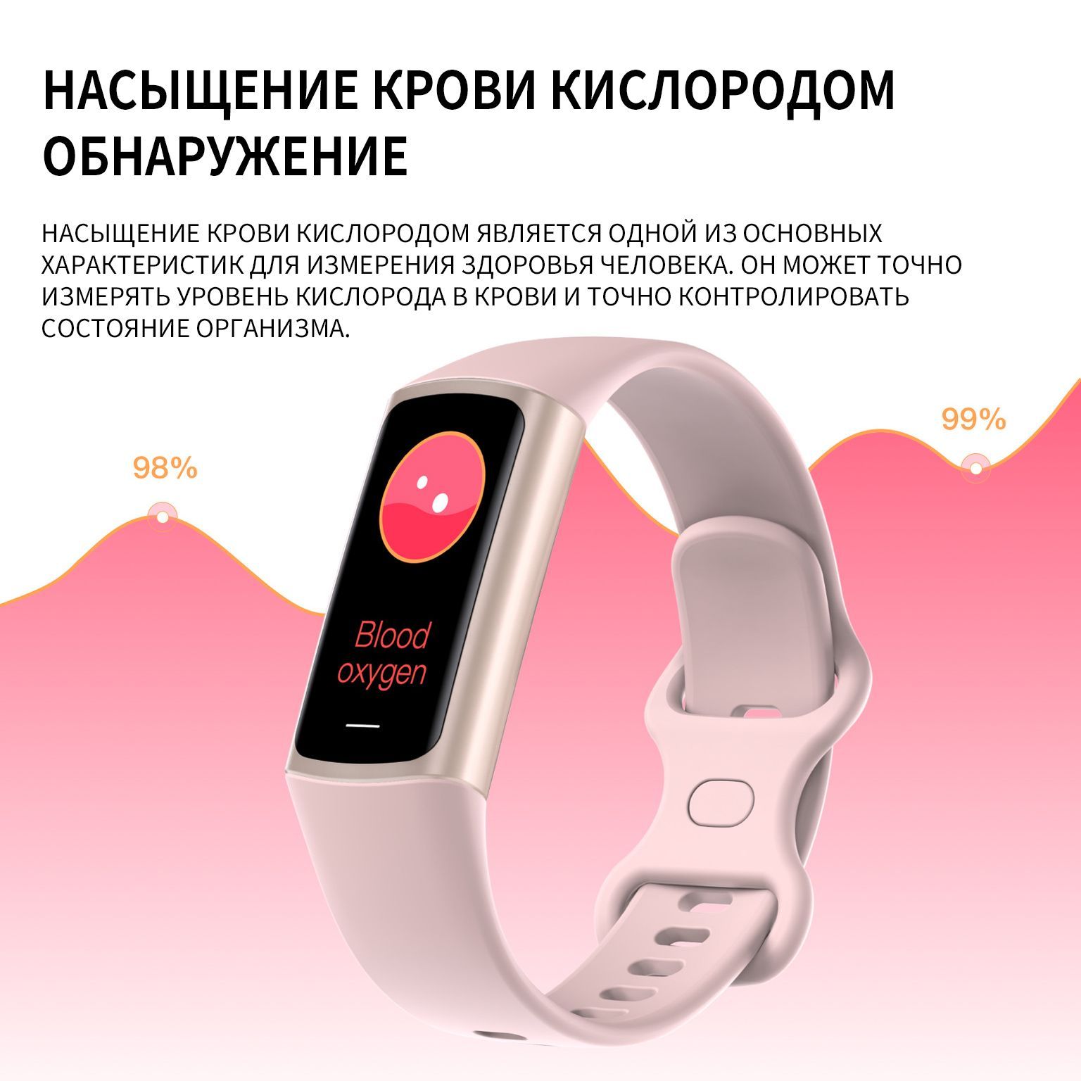 AKAM Фитнес-браслет Умные смарт часы C68L Водонепроницаемый, со звонком ...