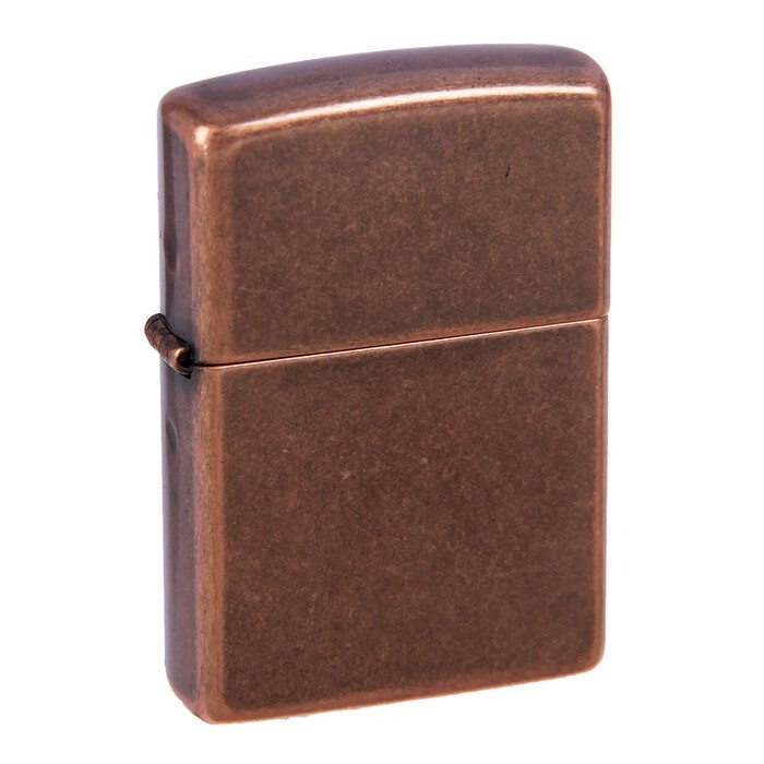 Зажигалка ZIPPO бензиновая Classic Antique Copper #1