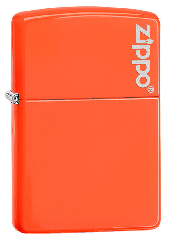 Зажигалка ZIPPO бензиновая Classic Neon Orange #1