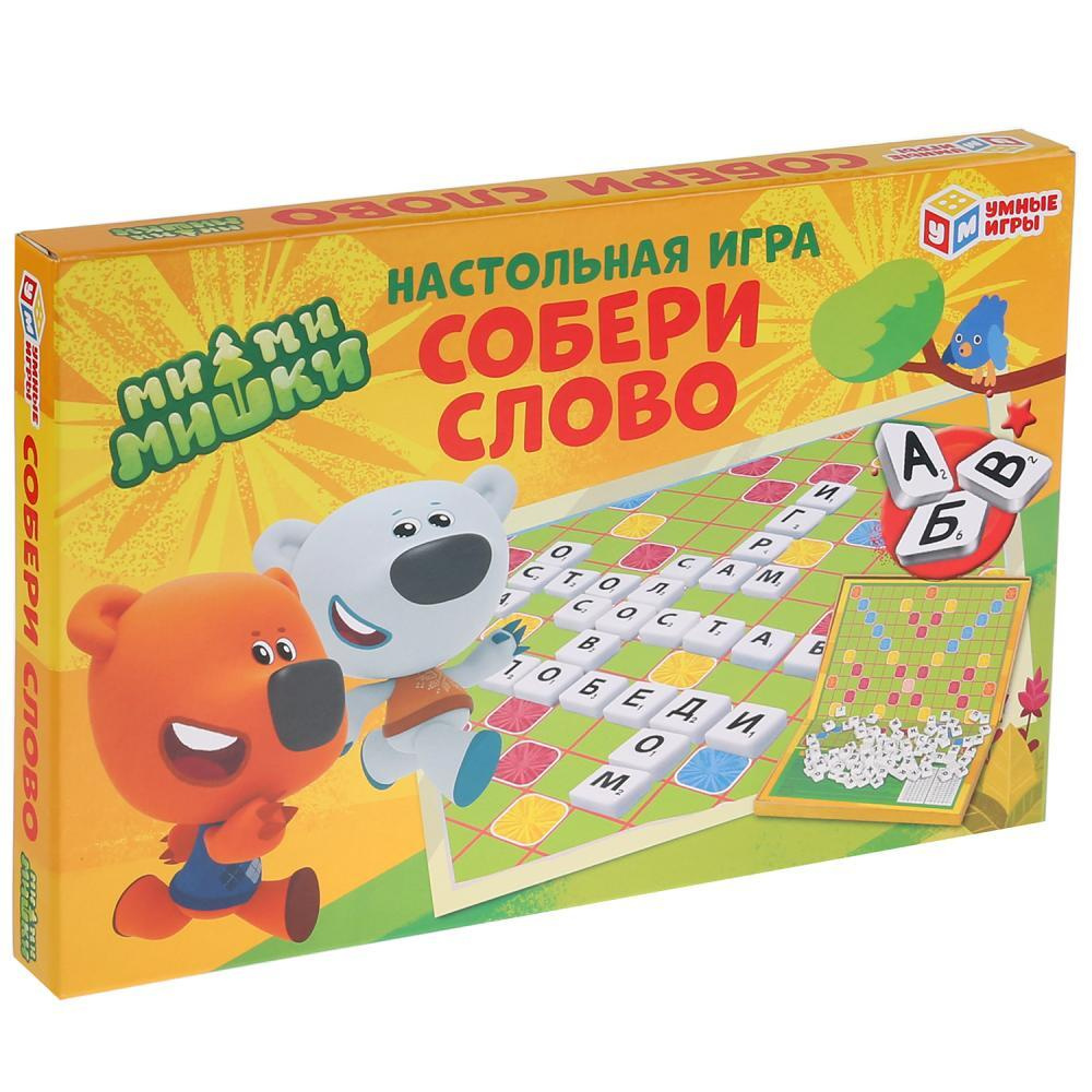 Настольная игра Словодел Собери слово Ми-ми-мишки Умные игры 4690590193860