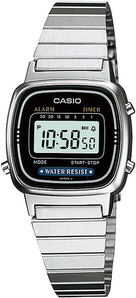 Часы наручные женские Casio LA-670WEA-1E кварцевые #1