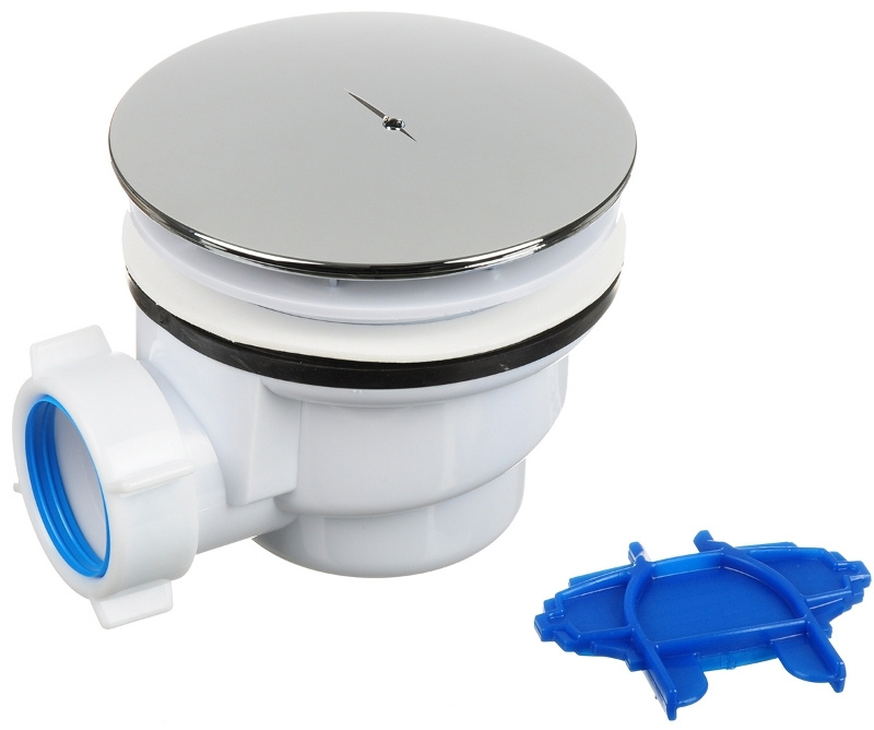 Сифон для душевого поддона 1.1/2"*90 h-65 хром E320C АНИ Пласт - купить ...