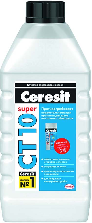 Пропитка противогрибковая водоотталкивающая для Швов Ceresit CT 10 1кг  #1