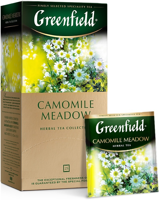 Чай в пакетиках травяной Greenfield Camomile Meadow, 25 шт #1