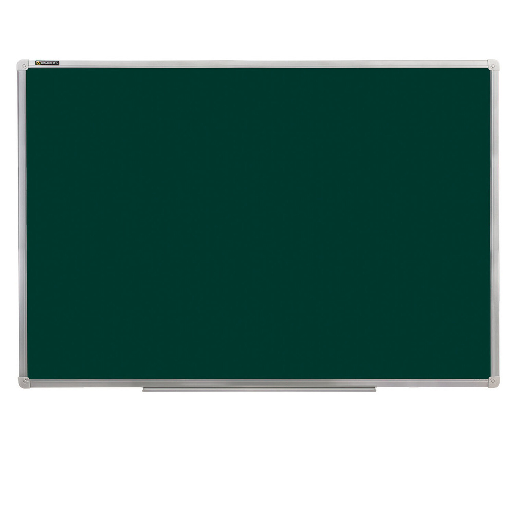 Доска для мела школьная, офисная на стену магнитная 90х120 см, зеленая,  Гарантия 10 Лет, Россия, Brauberg - купить с доставкой по выгодным ценам в  интернет-магазине OZON (178329336)