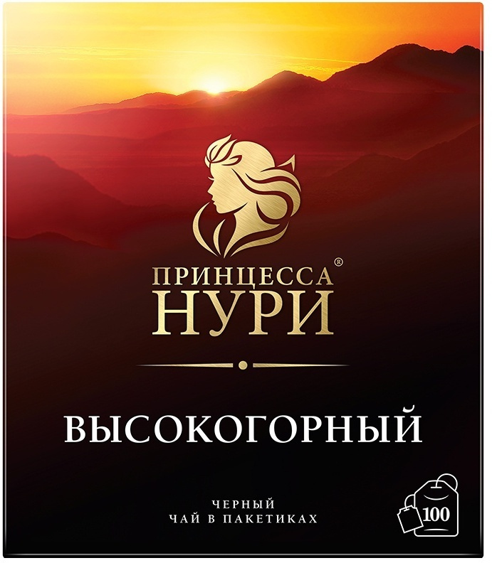 Чай в пакетиках черный Принцесса Нури Высокогорный, 100 шт - купить с ...