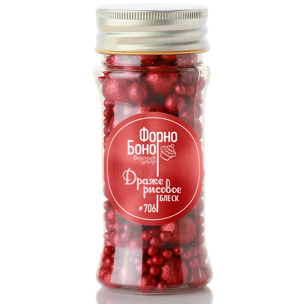 Кондитерская посыпка БЛЕСК "Форно-Боно" вкусный декор микс №706 ...