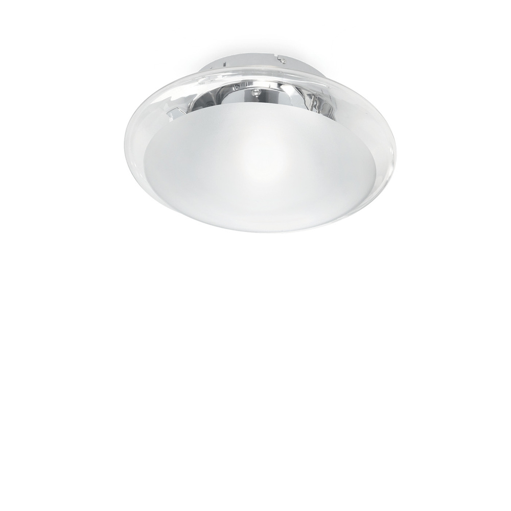 Светильник настенно-потолочный ideal lux Smarties PL1 D33 макс.1х60Вт IP20 Е27 230В Прозрачный Стекло/Металл #1