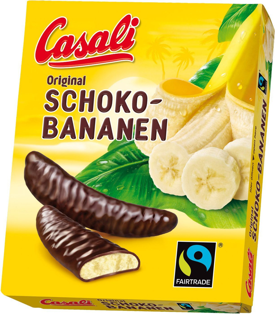 Casali Schoko-Bananen суфле банановое в шоколаде, 150 г