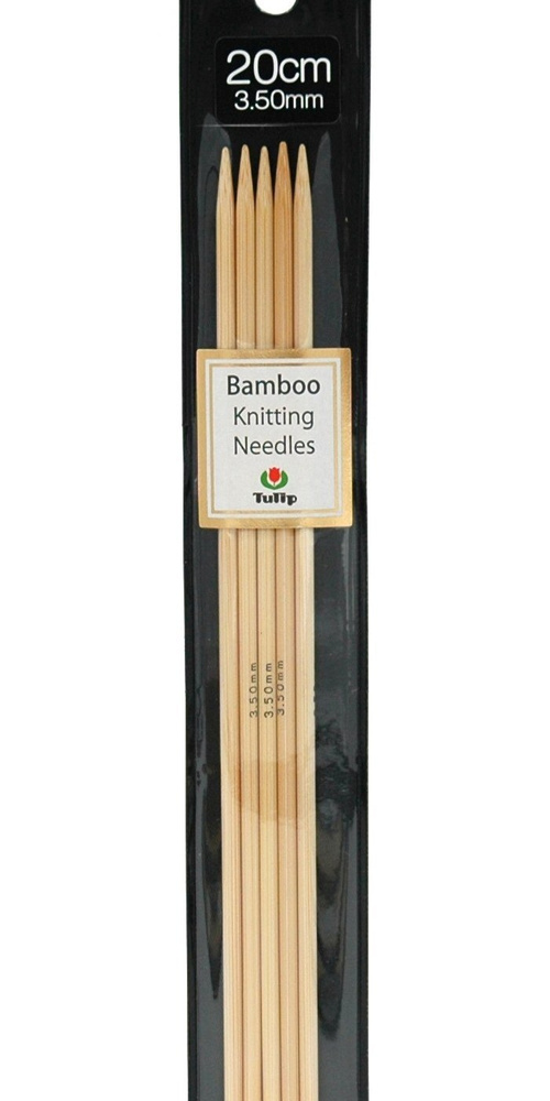 Спицы чулочные "Bamboo" 3,5мм/20см, Tulip, KND080350 #1